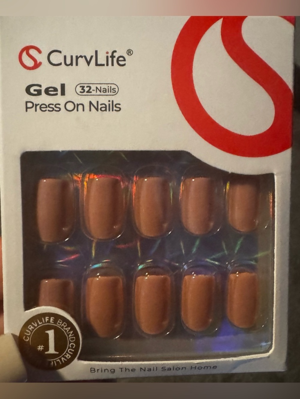 NEW! Curvlife Gel Square Press-On Nails